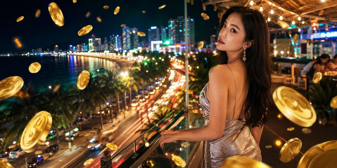 Người dùng Nha Trang theo dõi cá cược và phân tích kèo bên bãi biển