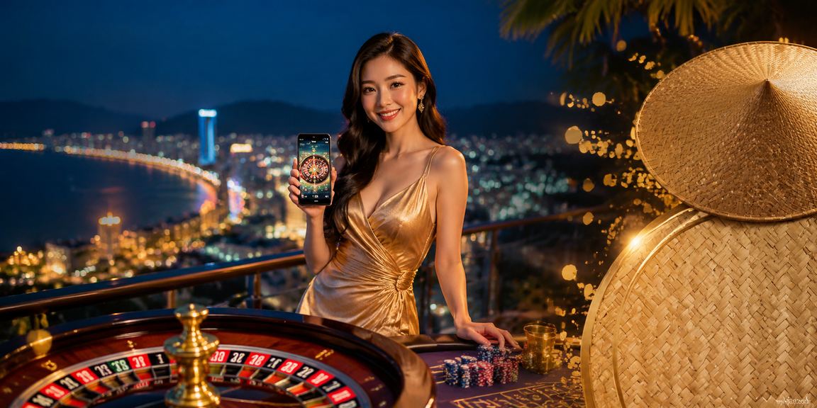 Trò chơi Roulette trực tuyến tại Quy Nhơn – không khí casino với nón lá Việt Nam